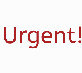 urgent